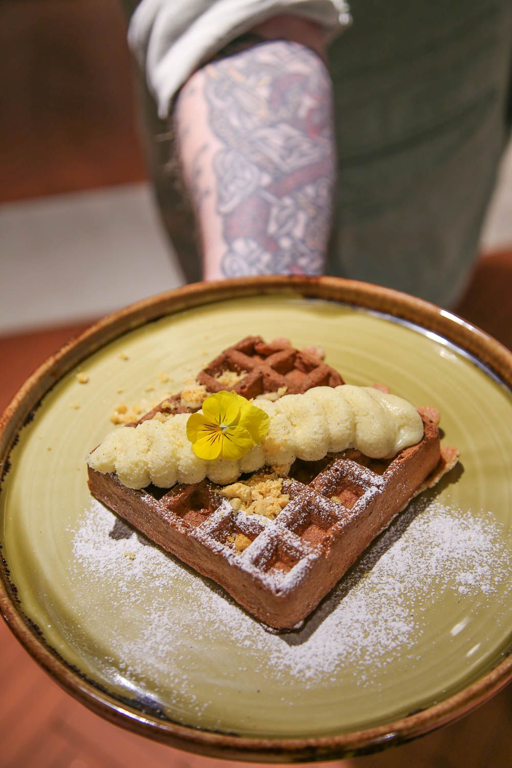 Porkkanakakkuwaff. Vohveliravintola WaffDaddy.