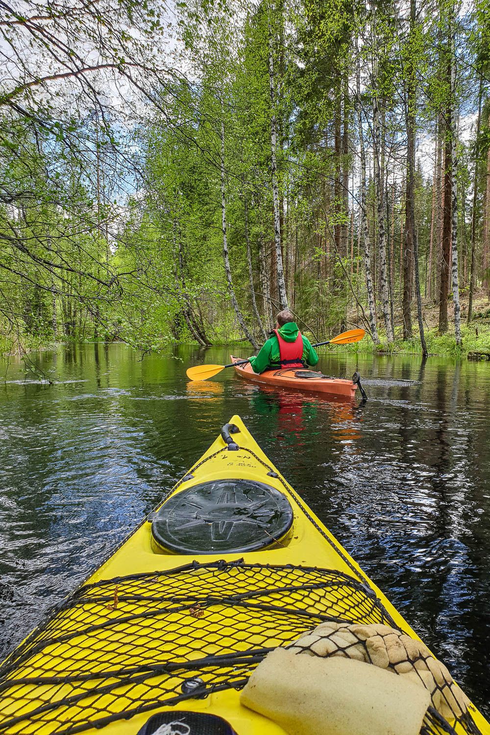Kesä Saimaalla: Puumalan saaristoreitti pyöräillen, Oravareitin melonta ja norpparisteily
