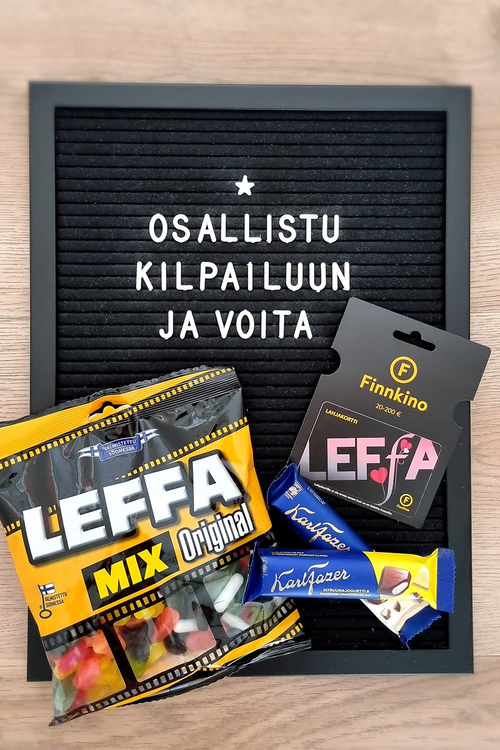 Voita leffaliput ja -herkut!
