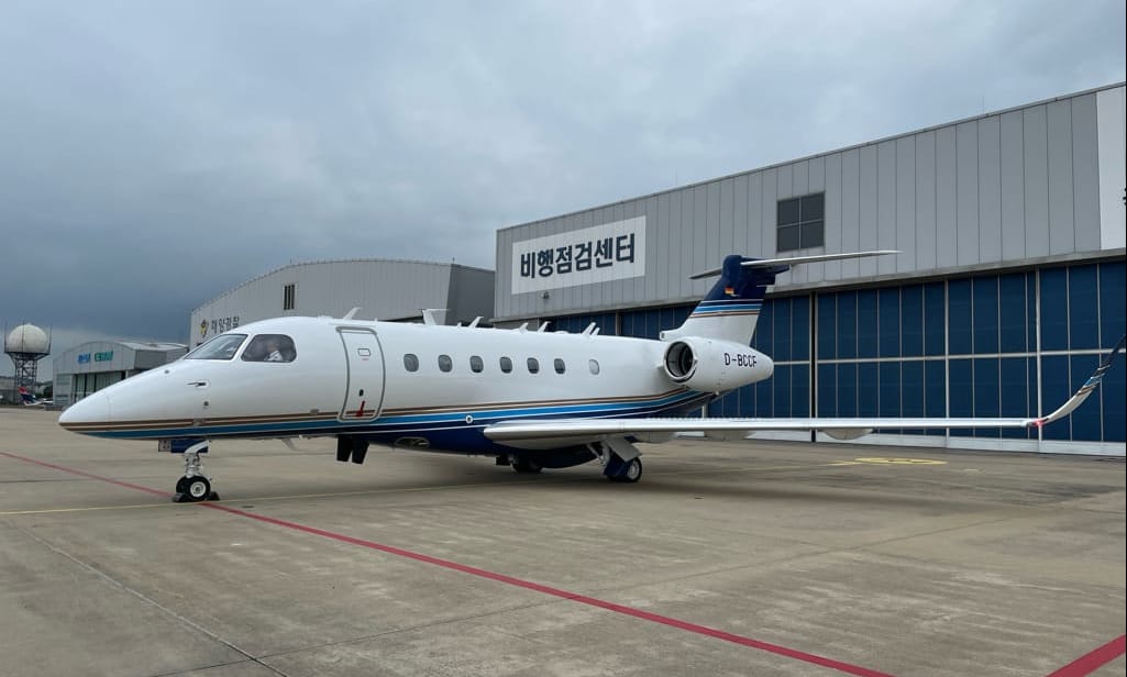 Embraer's Praetor 600 Business Jet Makes Its Debut in South Korea