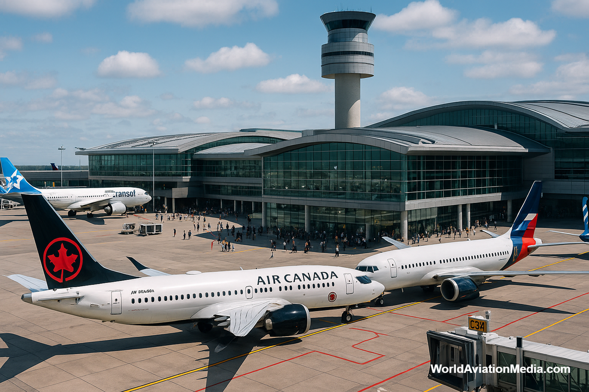 DALL-E Representation of Toronto Pearson International Airport (YYZ) | Courtesy: WorldAviationMedia.com