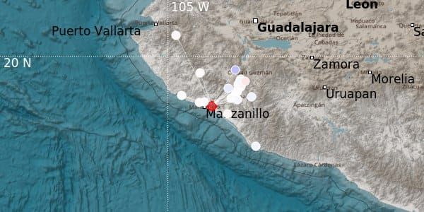 Reporte de actividad sísmica en Jalisco