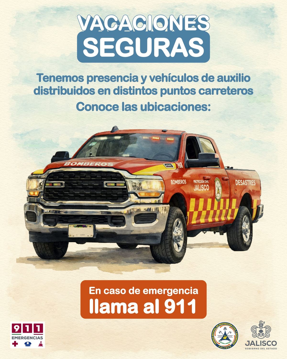 Vacaciones seguras en Jalisco: ubica los puntos de auxilio y sigue estas recomendaciones