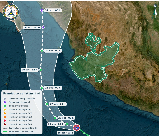 🌀 Aviso 12 por Tormenta Tropical Vance