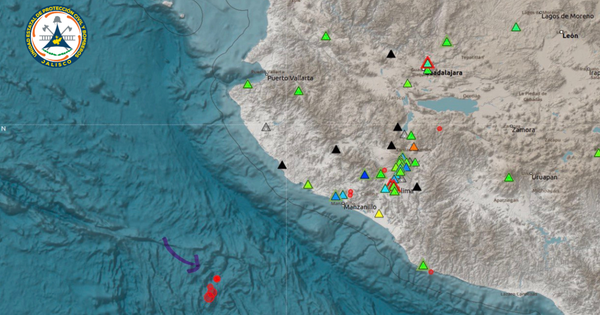 Se registran 4 sismos en costas de Jalisco