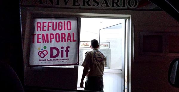 Se habilitan Refugios Temporales por el paso de "Raymond"