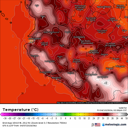 Calor y viento en Jalisco: así estará el clima esta semana