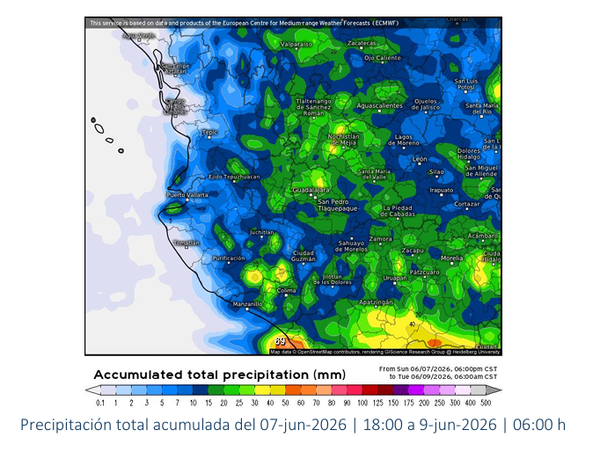 Tormenta Tropical Boris mantiene vigilancia meteorológica activa para Jalisco