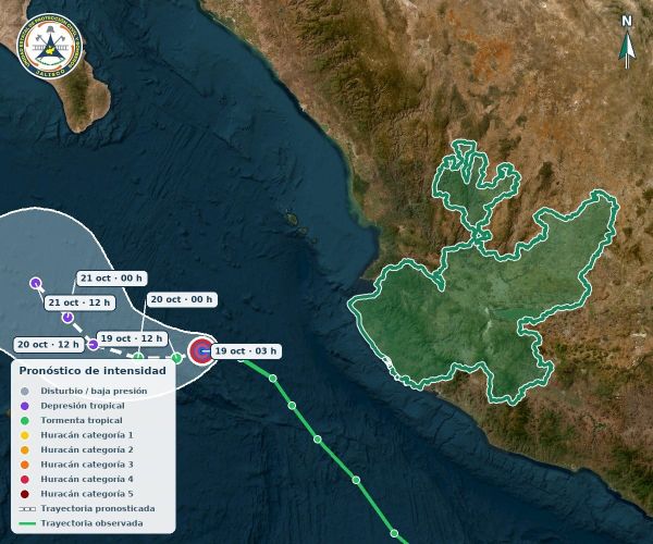 🌀 Aviso 21 por Tormenta tropical Trudy