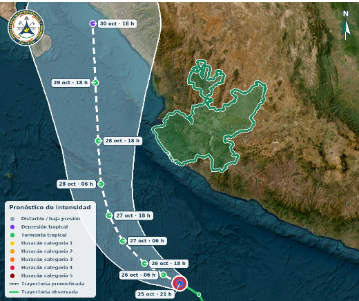 🌀 Aviso 11 por Tormenta Tropical Vance