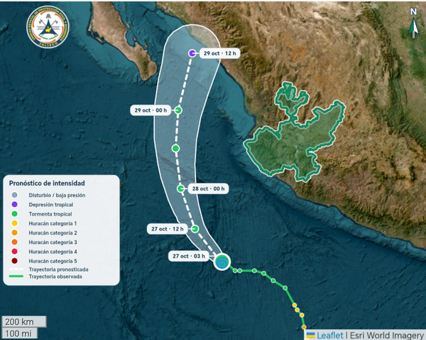🌀 Aviso 16 por tormenta tropical Vance