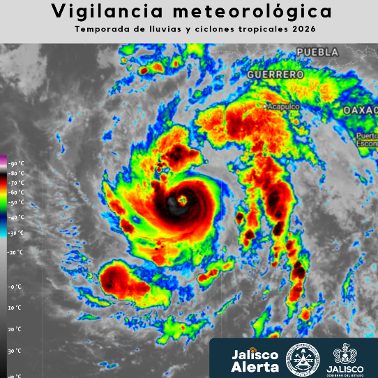 Aviso # 5 por huracán categoría 3 Trudy