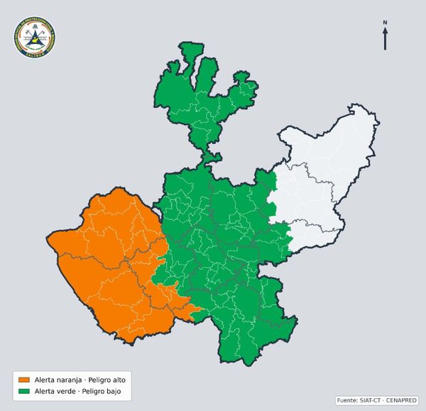 Huracán Simon: 22 municipios de Jalisco en alerta naranja y 81 en alerta verde