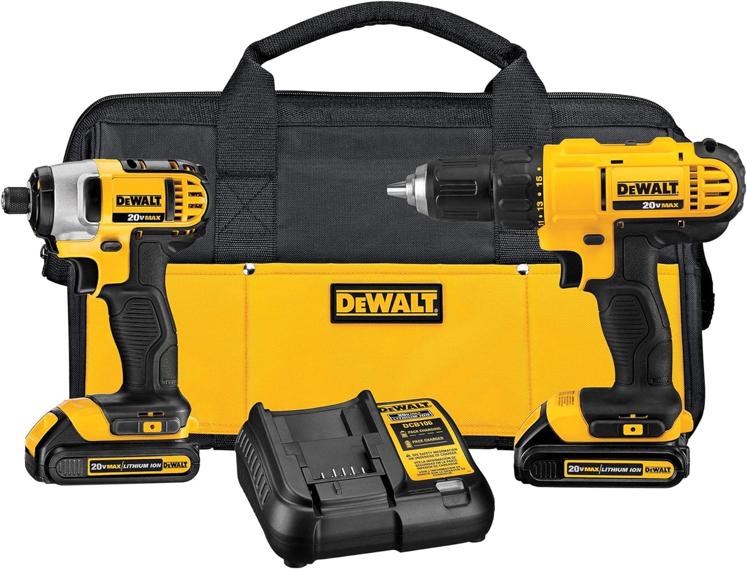 DeWalt 20V Cordless Drill Package