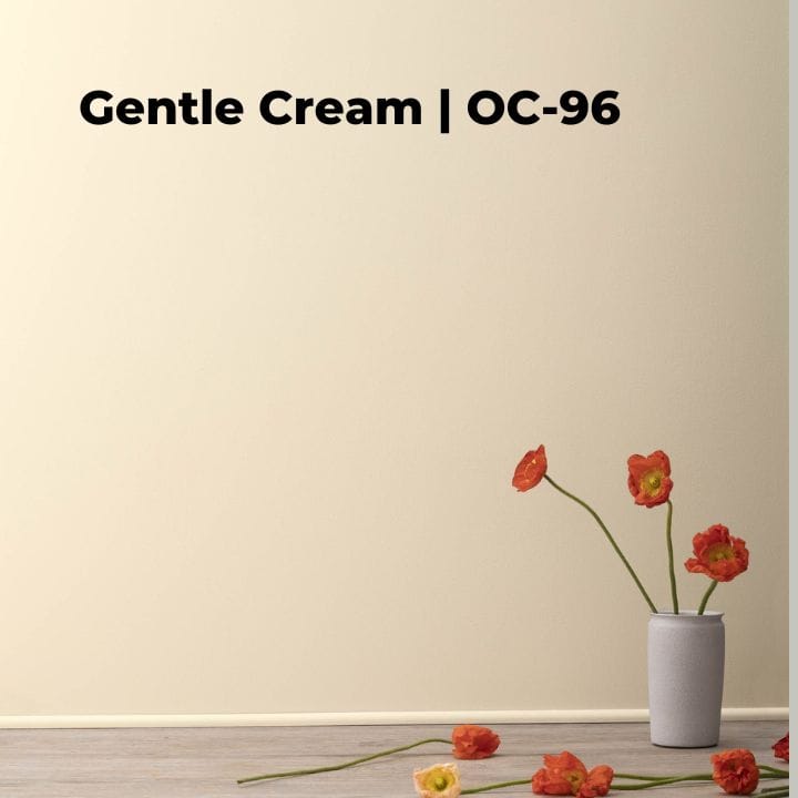 Benjamin Moore Gentle Cream paint color