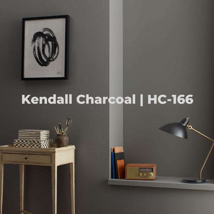 Benjamin Moore Kendal Charcoal paint color