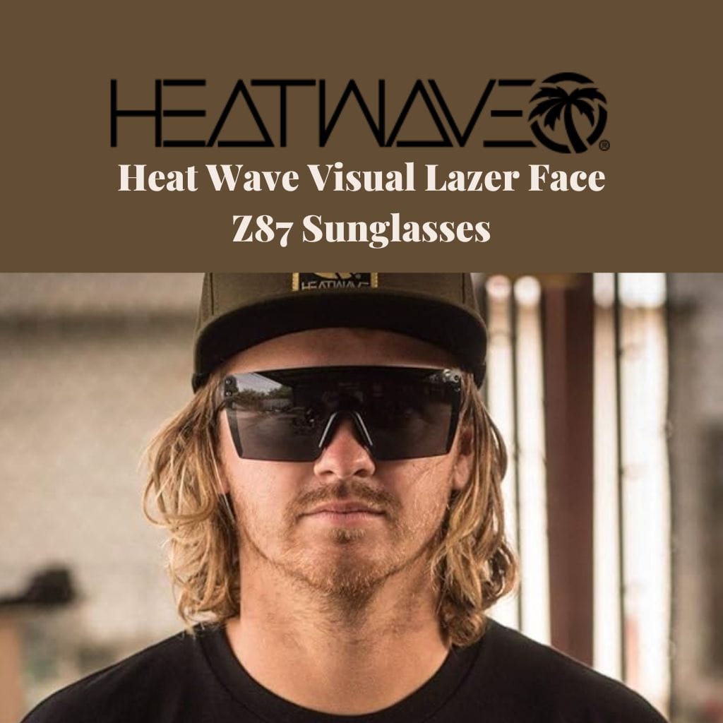 Heatwave Visual Laser Z87 Sunglasses in brown tones on a sporty guy