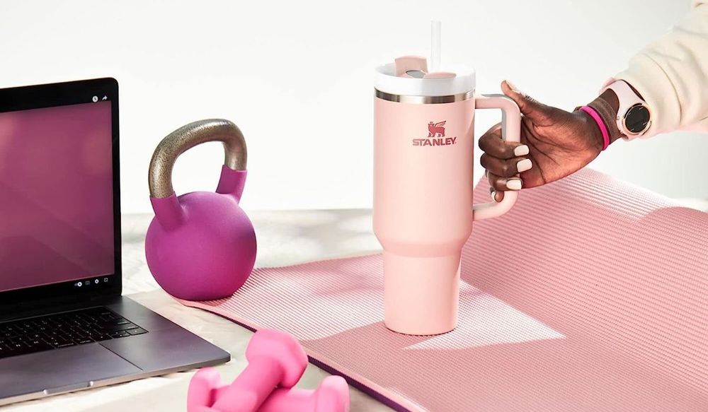 PINK Stanley Cup is the Quencher H2.0 Flowstate Tumbler