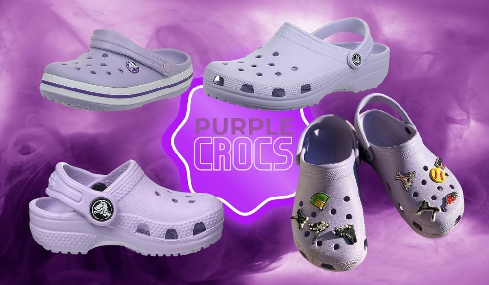 Stylish Purple Crocs for Women