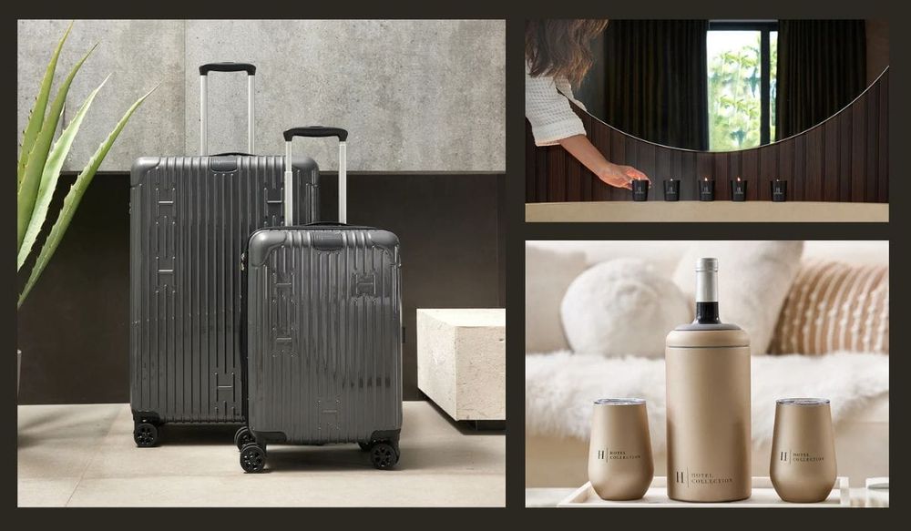 Hotel Collection Luggage Sets, Candles, Wine Accessories, Luxury Gift Sets