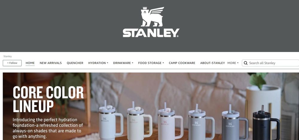 Buy Your Next Stanley Tumbler from the Stanley Store on Amazon