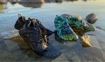 Fast drying water shoes are barefoot shoes in Lake Huron