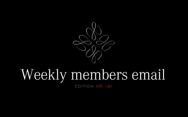 From the Desk of Tobias van Schneider — Edition Nr.191