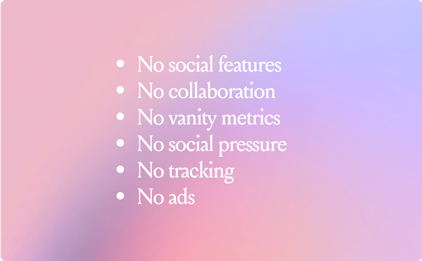 Why we built an anti-social tool