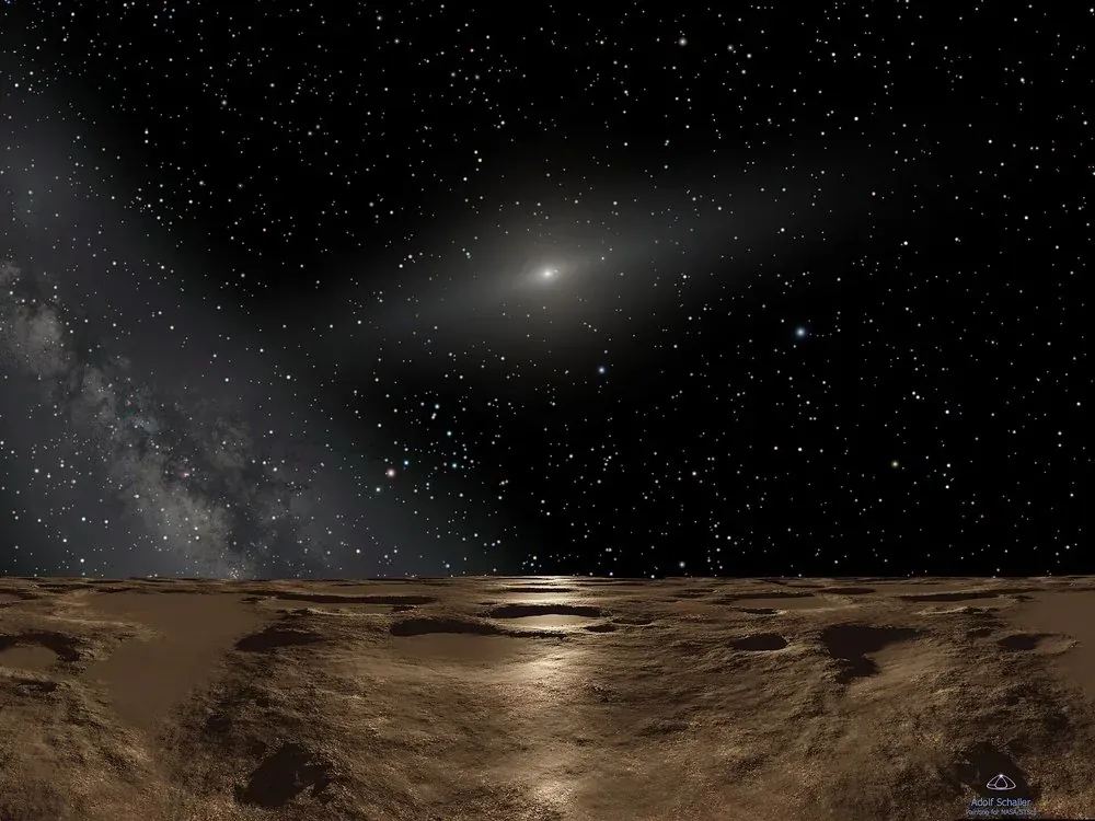 Artist’s impression of the distant object Sedna