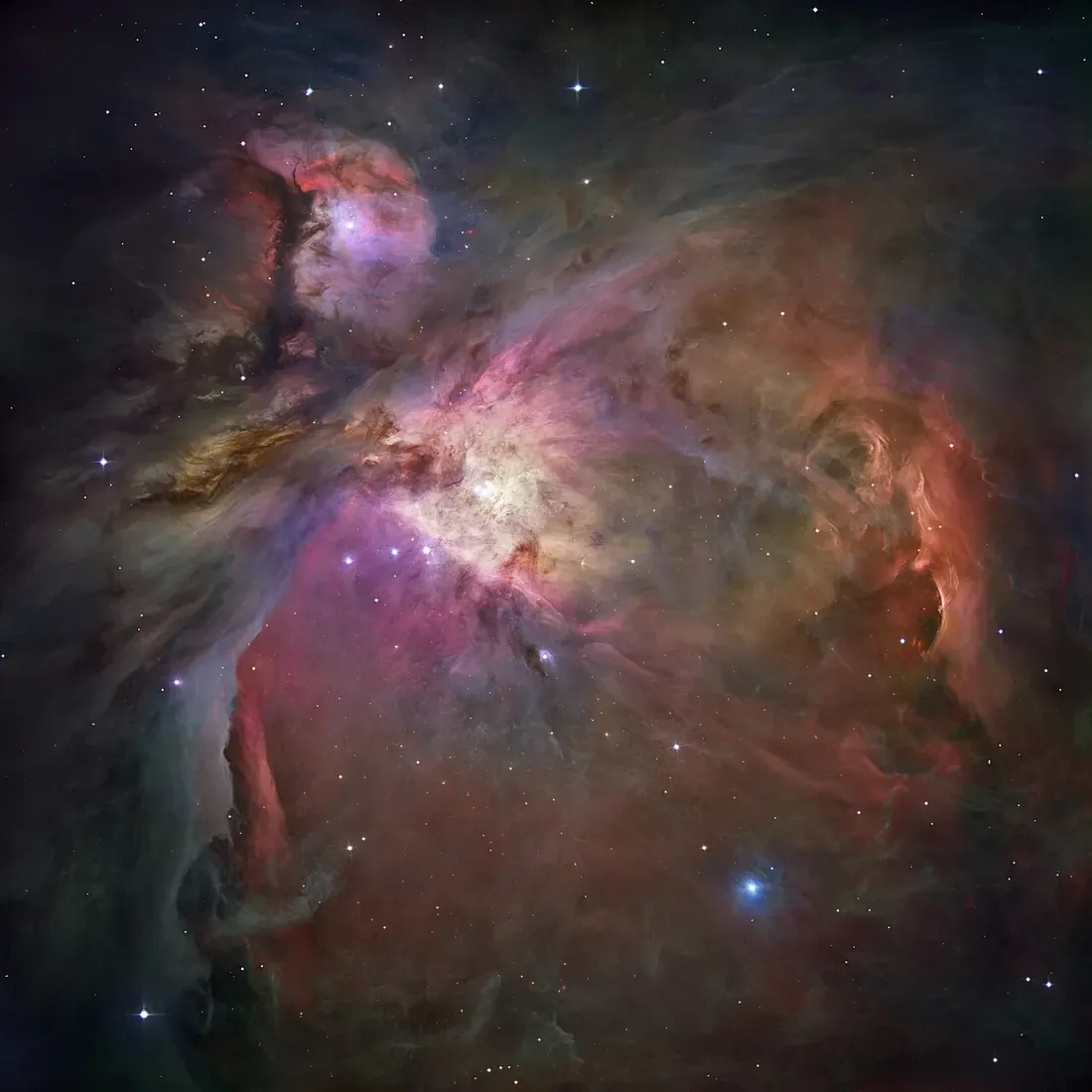 The Orion Nebula (Messier 42) imaged by Hubble