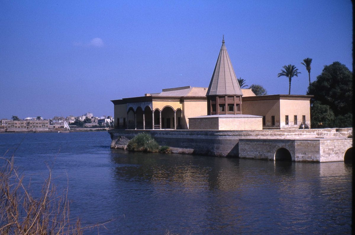 The Nilometer on Roda Island in Cairo, built under al-Farghani's supervision in 861 CE