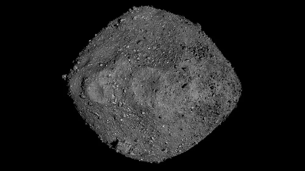 Asteroid Bennu imaged by NASA OSIRIS-REx