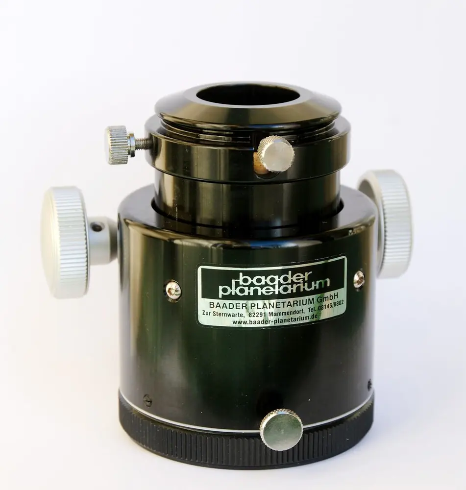 A Crayford focuser used for fine astrophotography focusing on a telescope