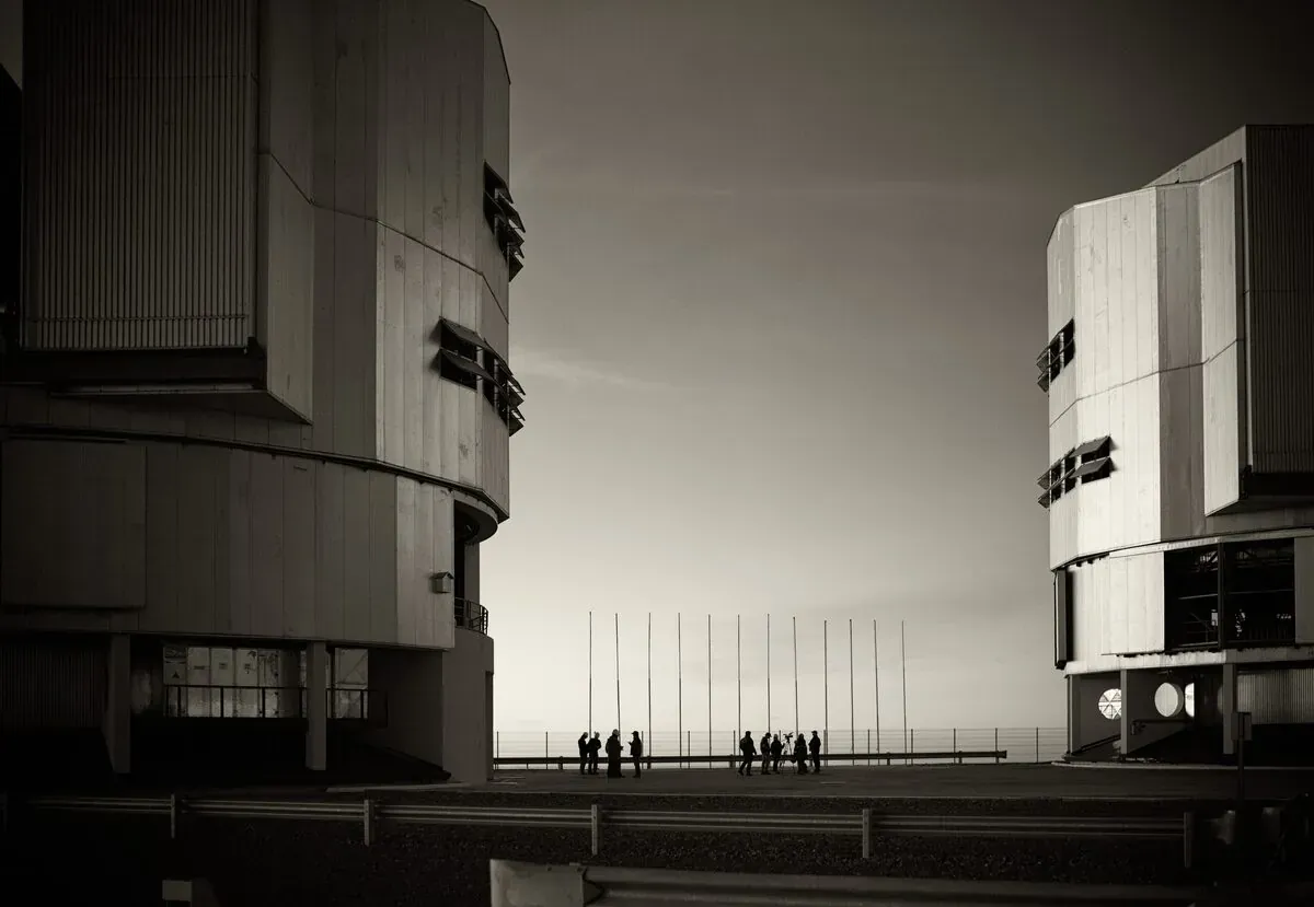 The four 8.2-metre Unit Telescopes of the Very Large Telescope at Cerro Paranal, Chile