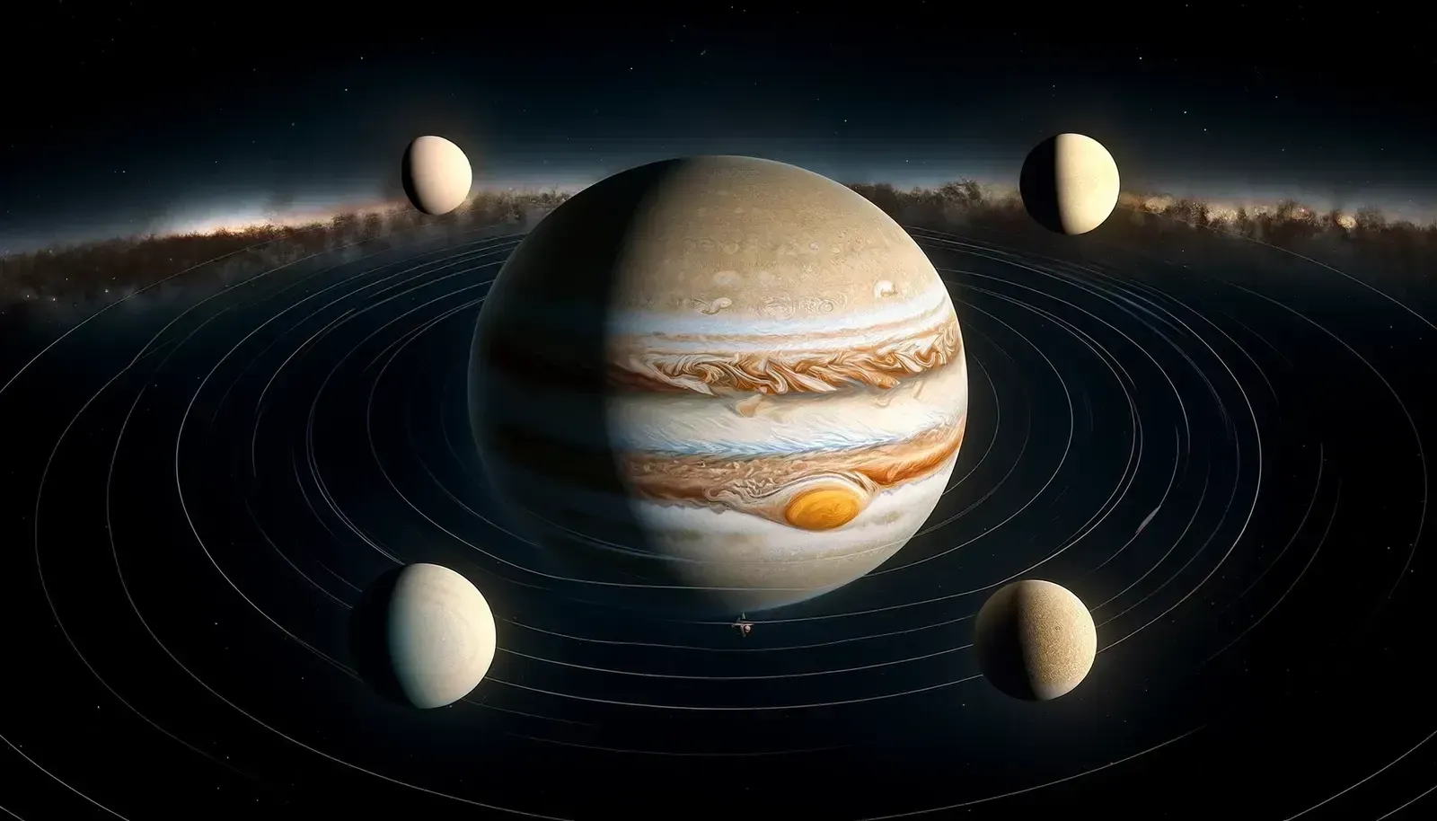 Jupiter and its Gallilean Moons