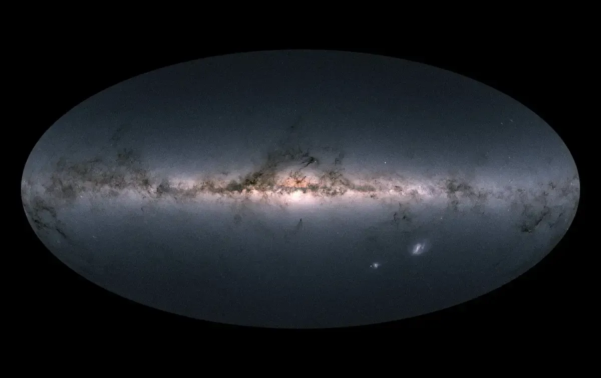 Astrometry all-sky map of the Milky Way built from precise star positions