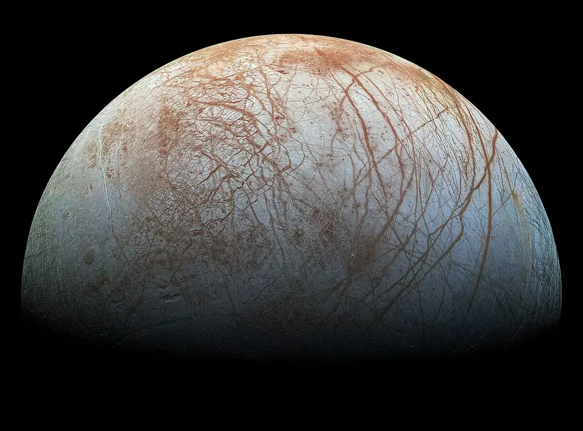Europa, one of the major moons of the solar system