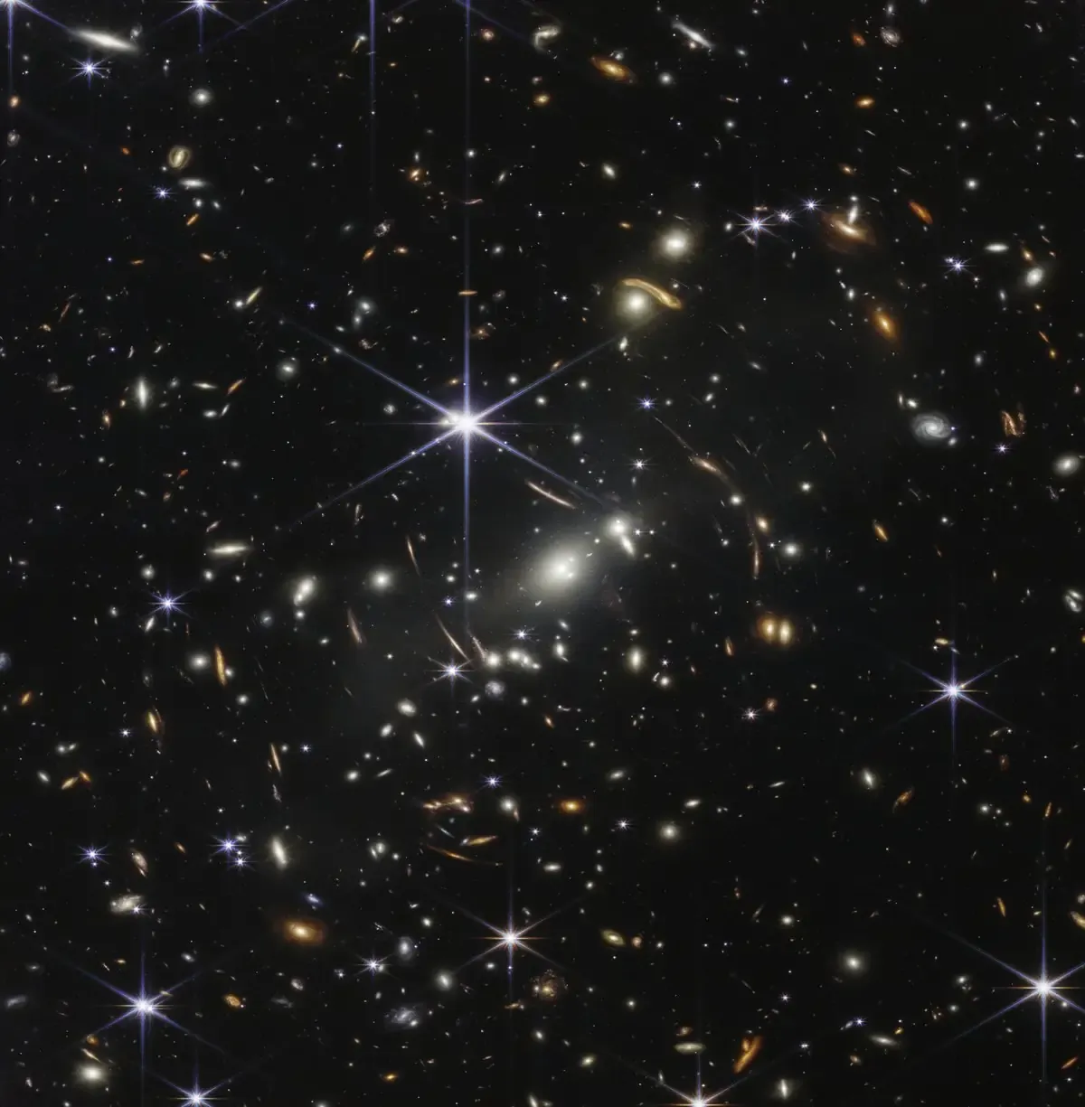 What is cosmology: the JWST first deep field showing thousands of distant galaxies