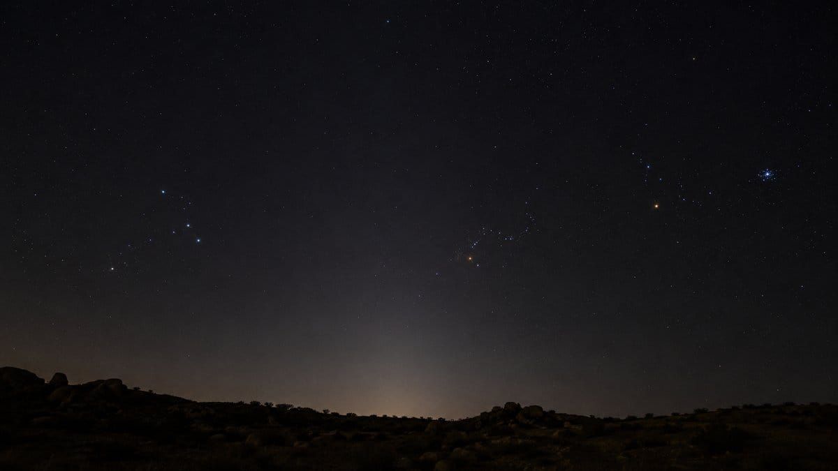 The zodiac constellations arranged around the ecliptic, the Sun's yearly path across the sky