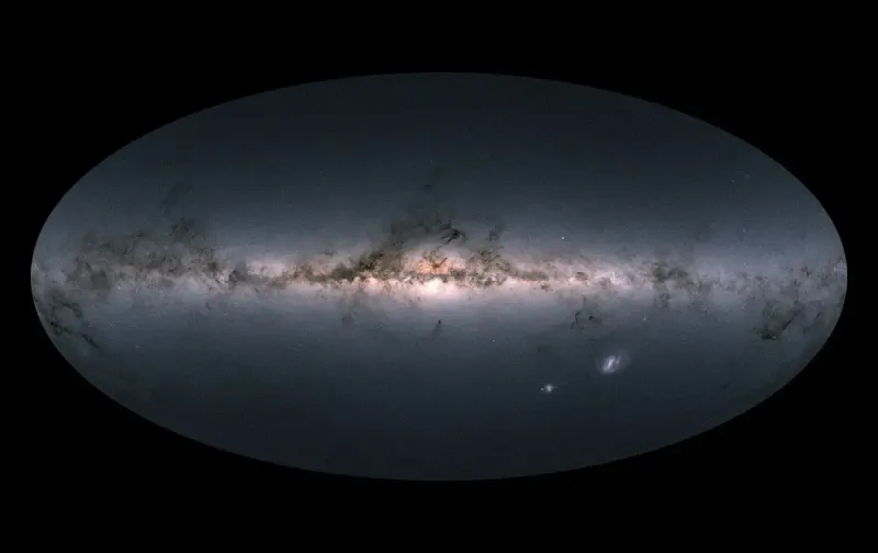 Astrometry all-sky map of the Milky Way built from precise star positions