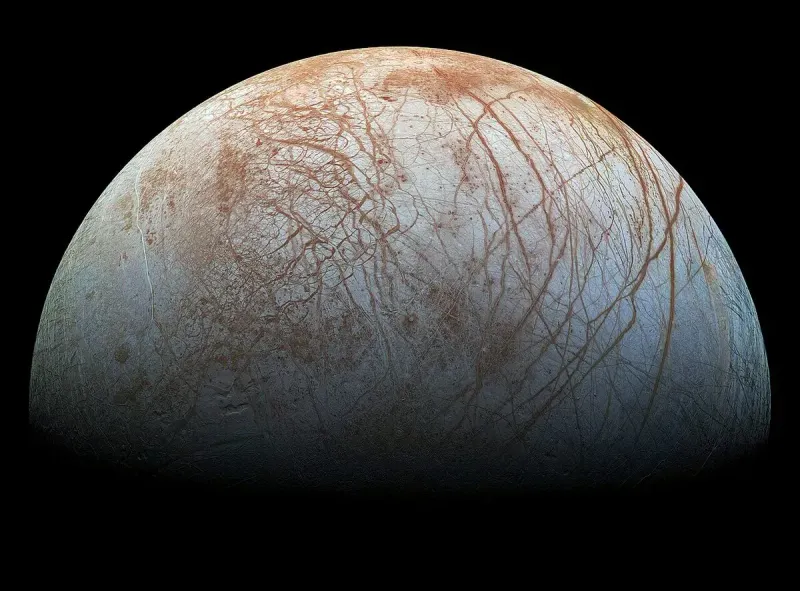 Europa, one of the major moons of the solar system