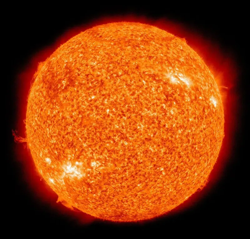 The Sun imaged in extreme ultraviolet by NASA's Solar Dynamics Observatory