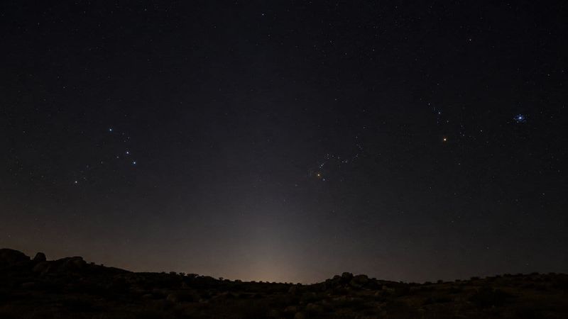 The zodiac constellations arranged around the ecliptic, the Sun's yearly path across the sky