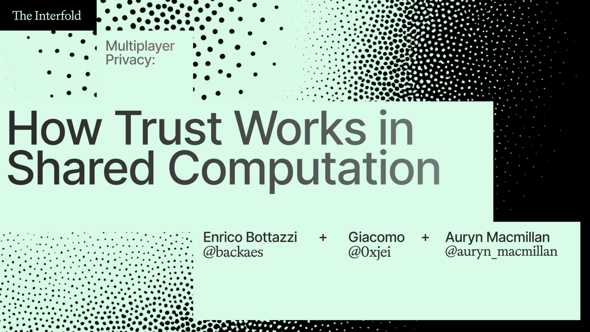 How Trust Works in Shared Computation