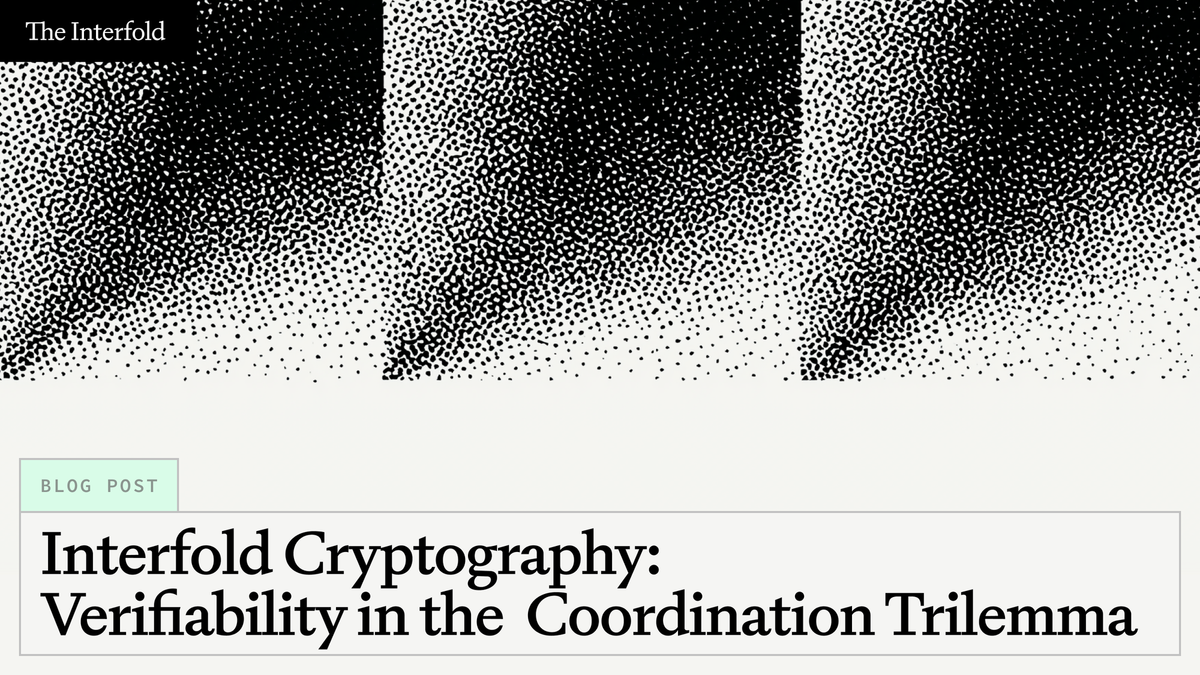Verifiability in the Coordination Trilemma