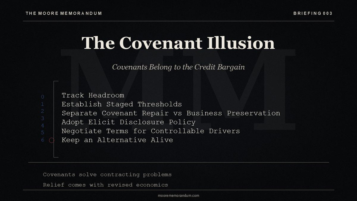 The Moore Memorandum — Briefing 003