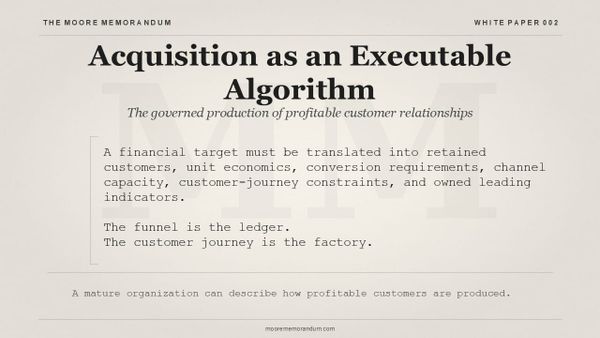 The Moore Memorandum — White Paper 002