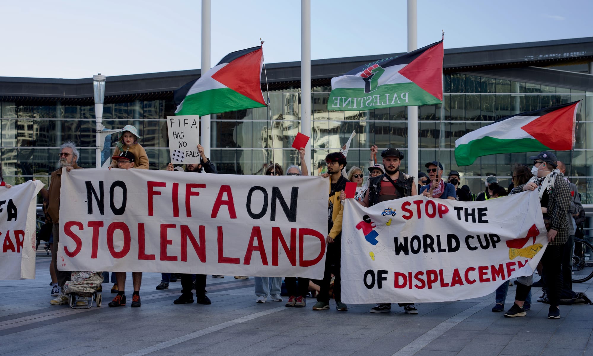 WATCH: FIFA Congress in Vancouver met with protests