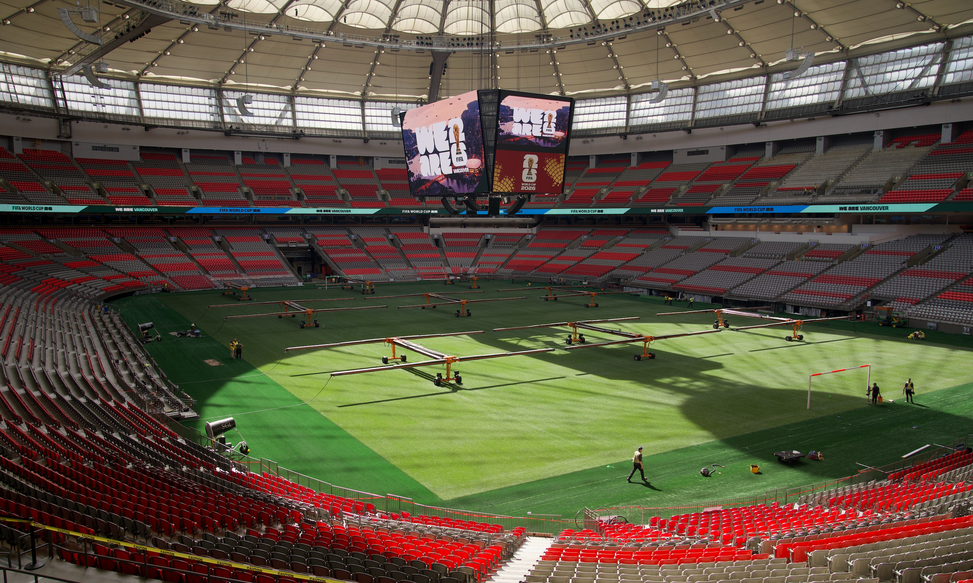 WATCH: Grass pitch, other BC Place upgrades unveiled ahead of World Cup