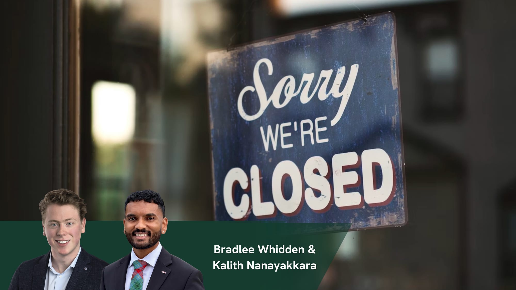 NANAYAKKARA & WHIDDEN: Entrepreneurs are tired of Victoria's blame game — they want action